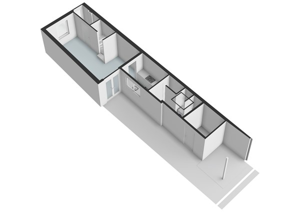 Floorplan - Pioenstraat 18, 2313 BM Leiden